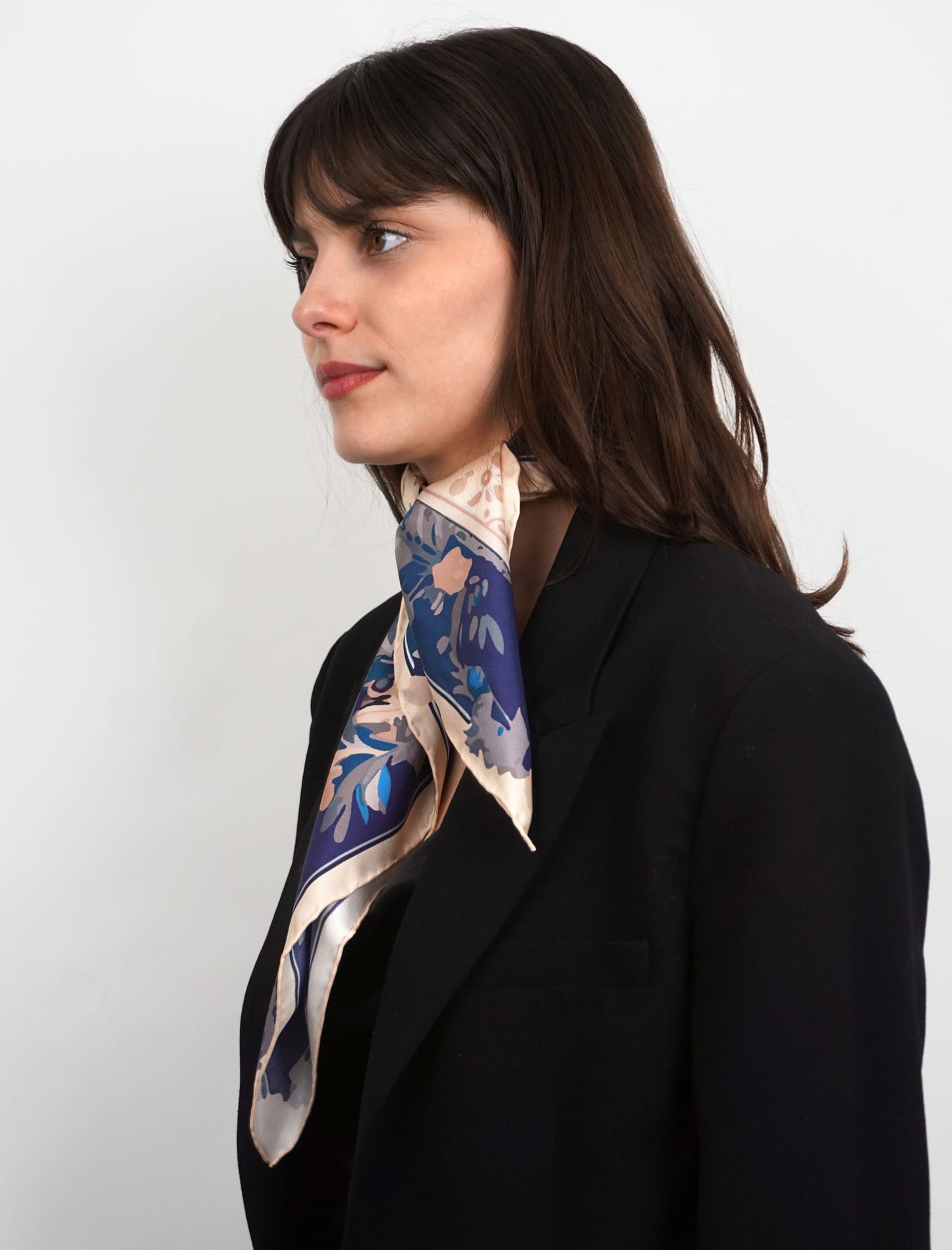 Sentinel Silk Square - Blue