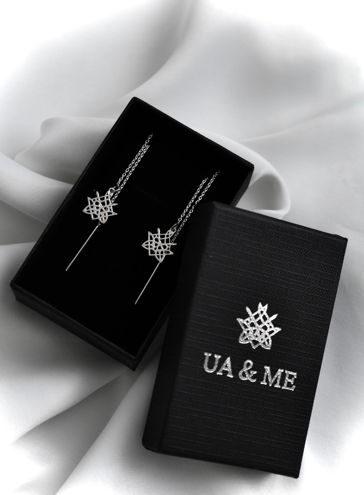 Boucle d'oreilles chainettes UA&ME