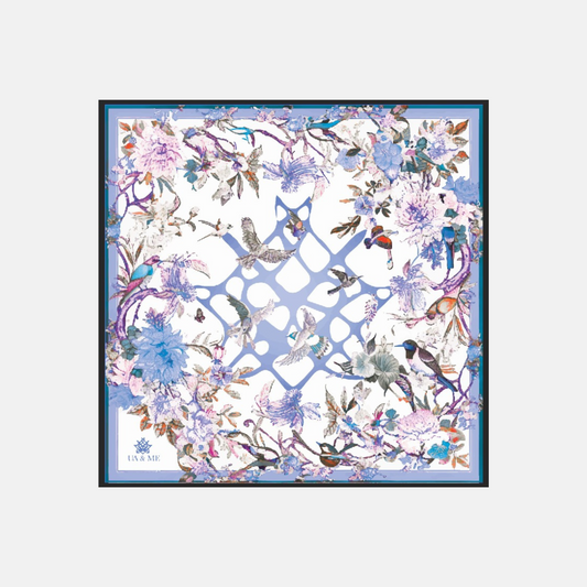 Carré Jardin Secret - Blue