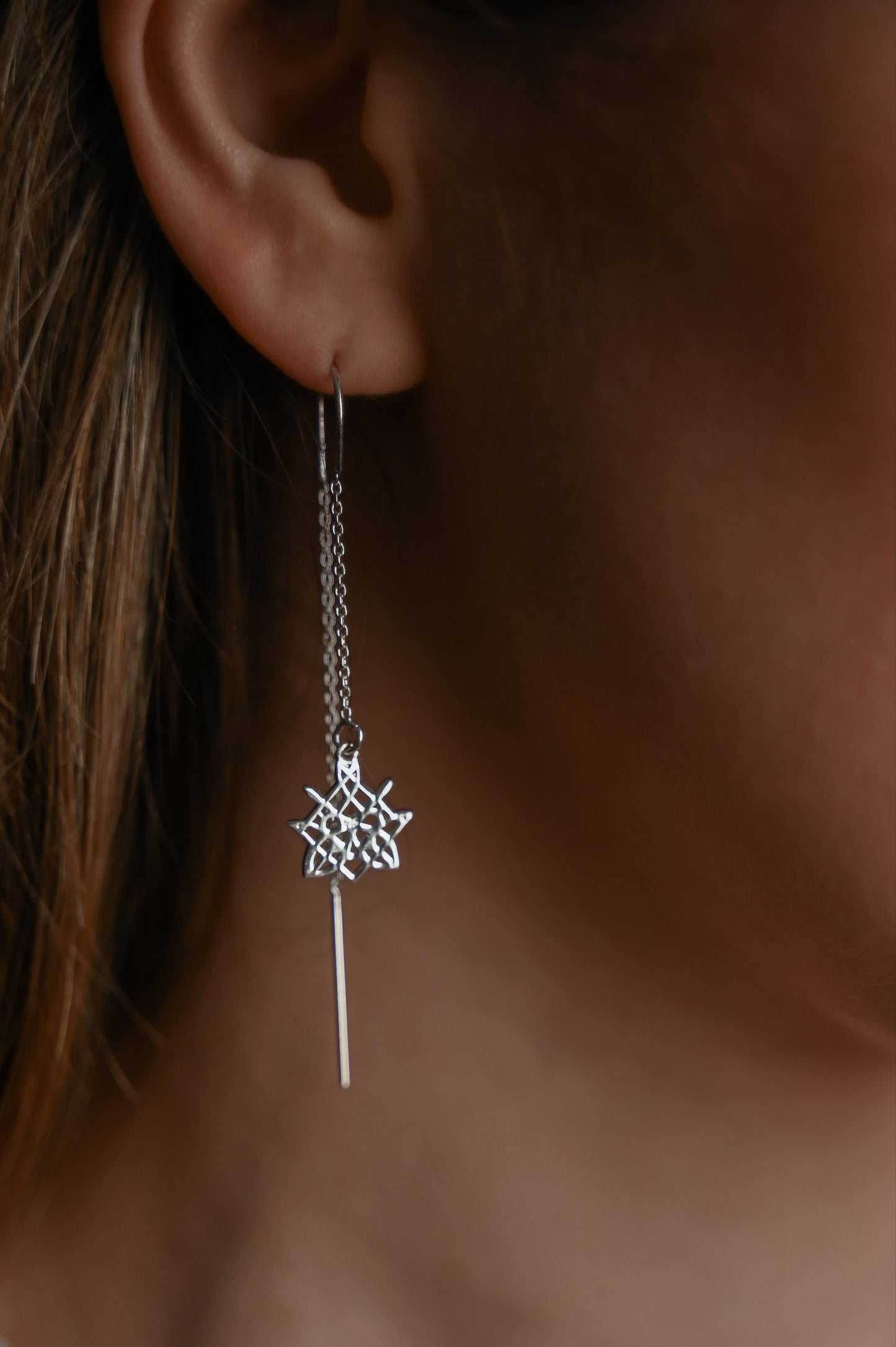 Boucle d'oreilles chainettes UA&ME